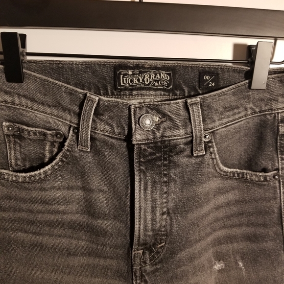 Lucky Brand Authentic Straight Crop Jeans Size 24 - Picture 3 of 8